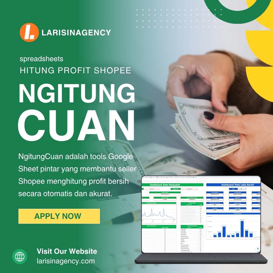 NgitungCuan - Tools ngitung profit bersih shopee